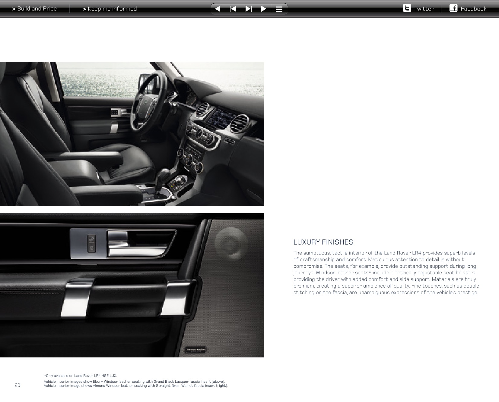 2013 Land Rover LR4 Brochure Page 34
